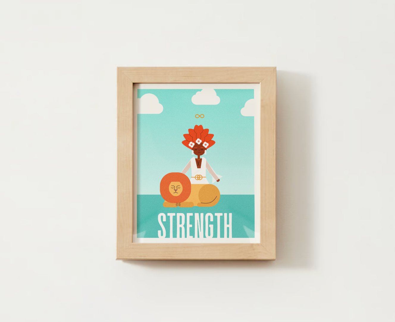 Strength and Grace Tarot Art Print